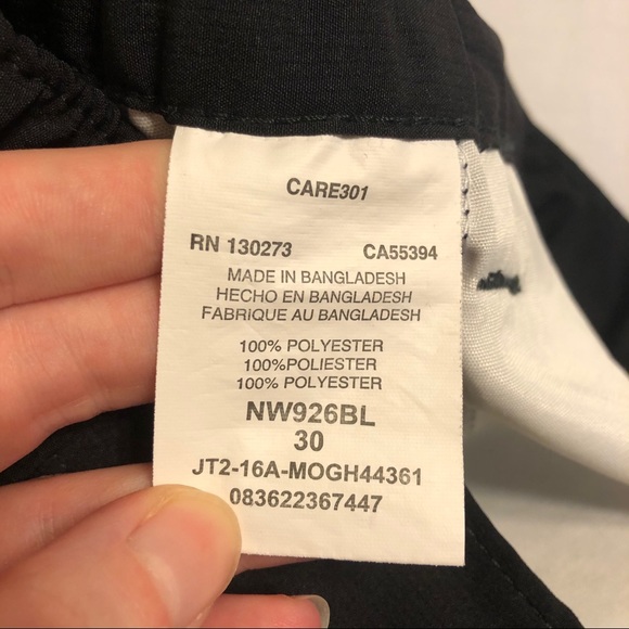 Black Cargo Shorts Zipper Pockets - 30 - Picture 8 of 9